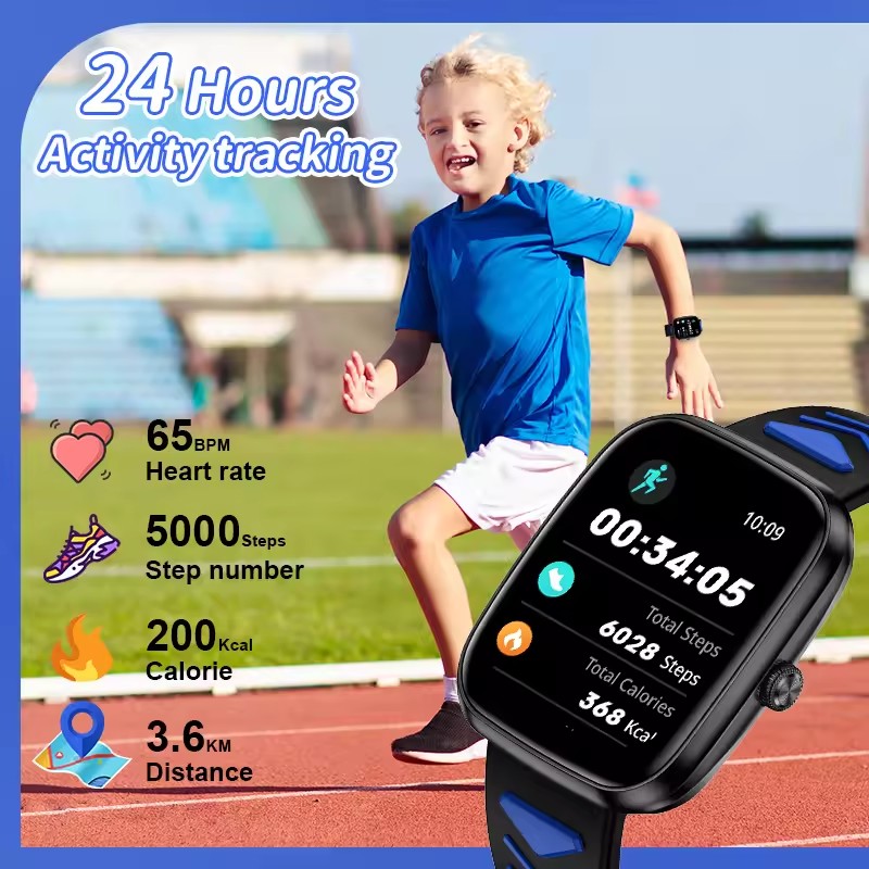 Children Boys Girls Present Sm - Smartwatch Watches For Kid Boy With Alarm ulasan dan harga