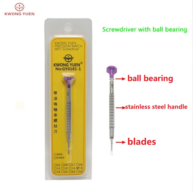Kwong YUEN Screwdrivers for Wa - Watchmaker Screwdriver ulasan dan harga