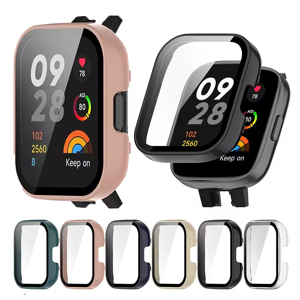 Tempered Glass+Protective Cove - Watch Redmi ulasan dan harga
