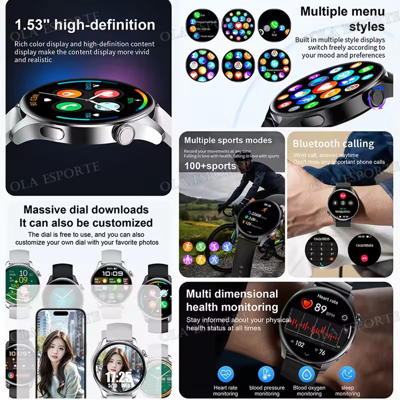 New SmartWatch for Men Women B - Smartwatch Nothing Watches ulasan dan harga