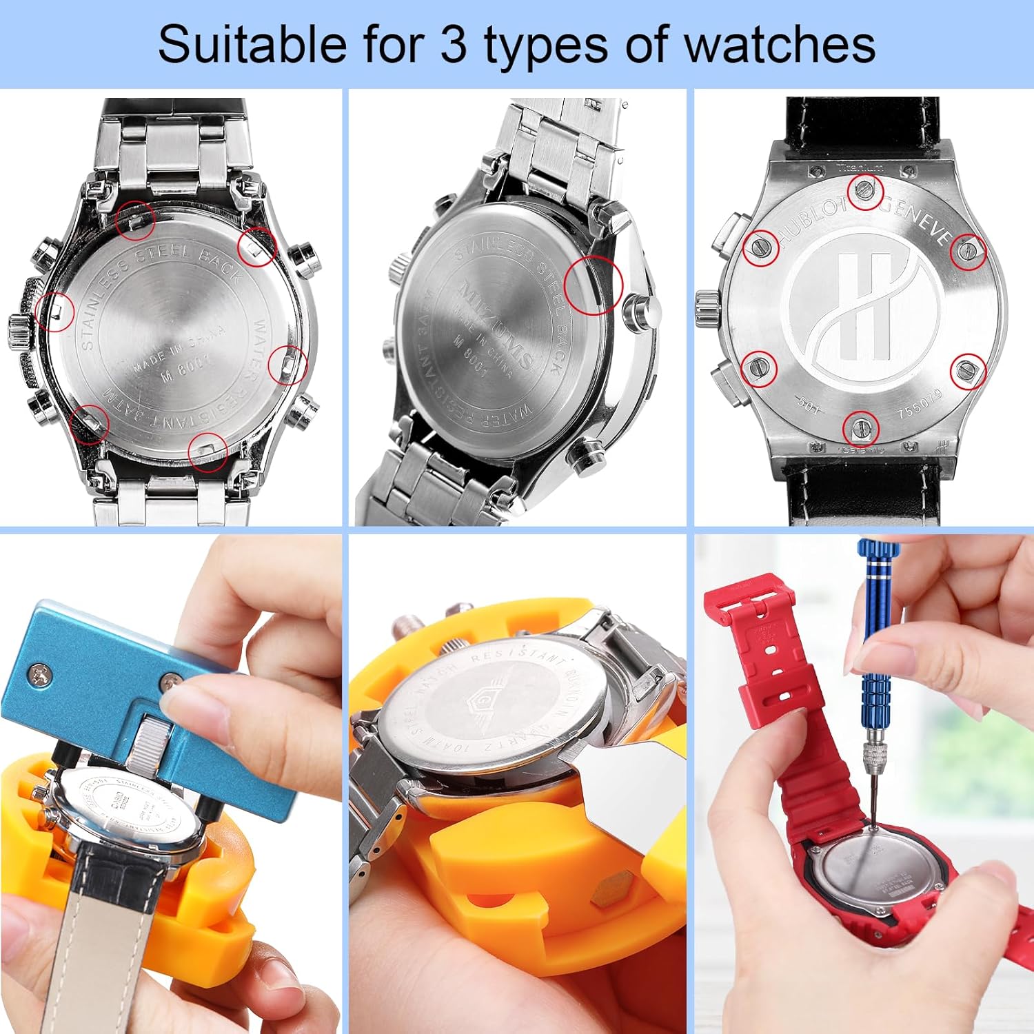 32 pcs Watch Battery Replaceme - Watchmaker Screwdriver ulasan dan harga