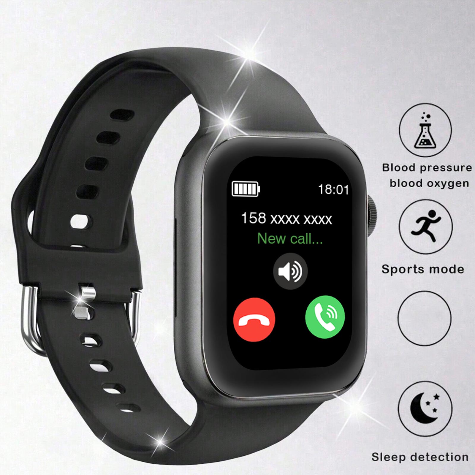 Smart Watch, Wireless Call/Dia - Smartwatch Iphone Watch For Men ulasan dan harga