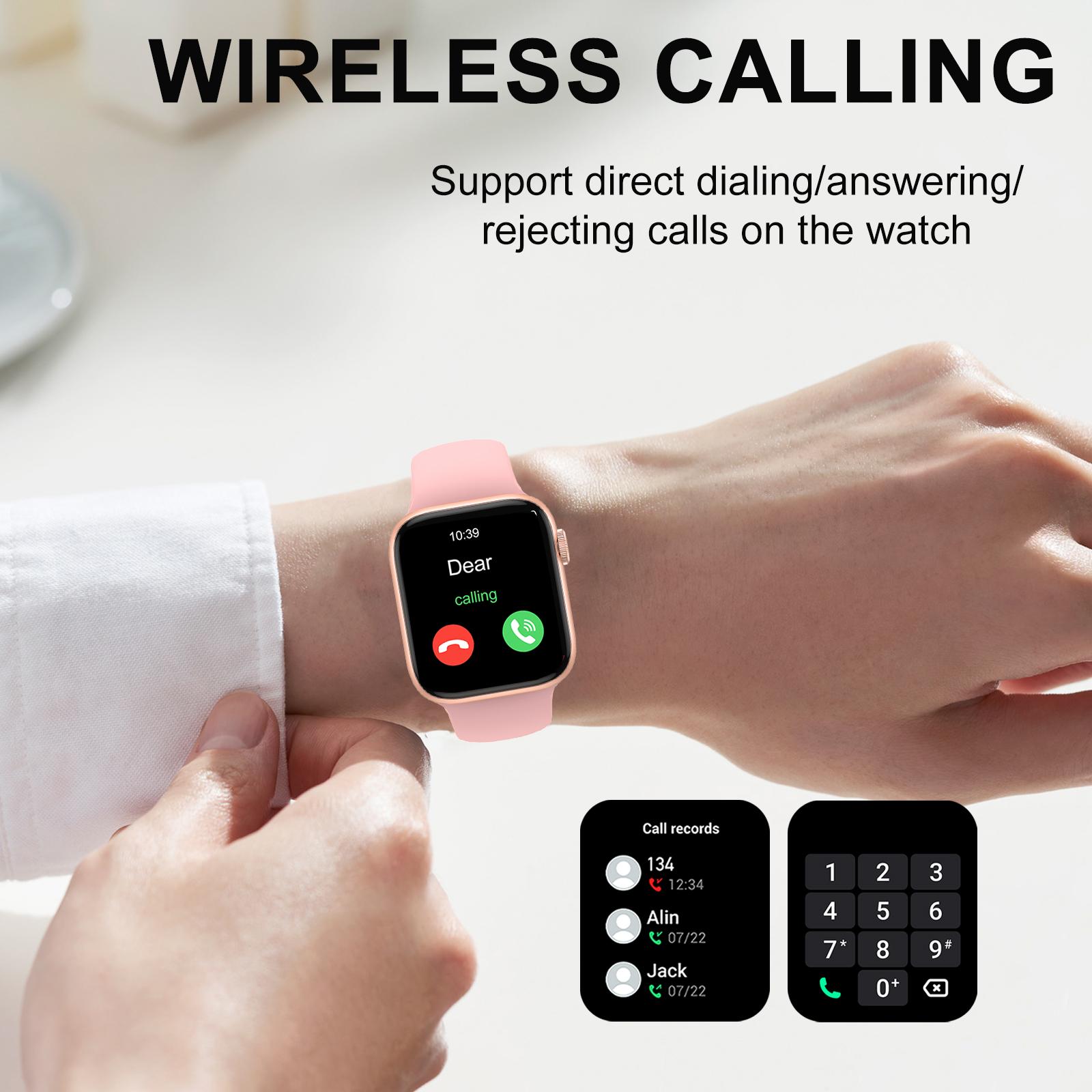 Smart Watch, Wireless Call/Dia - Smartwatch Iphone Watch For Men ulasan dan harga