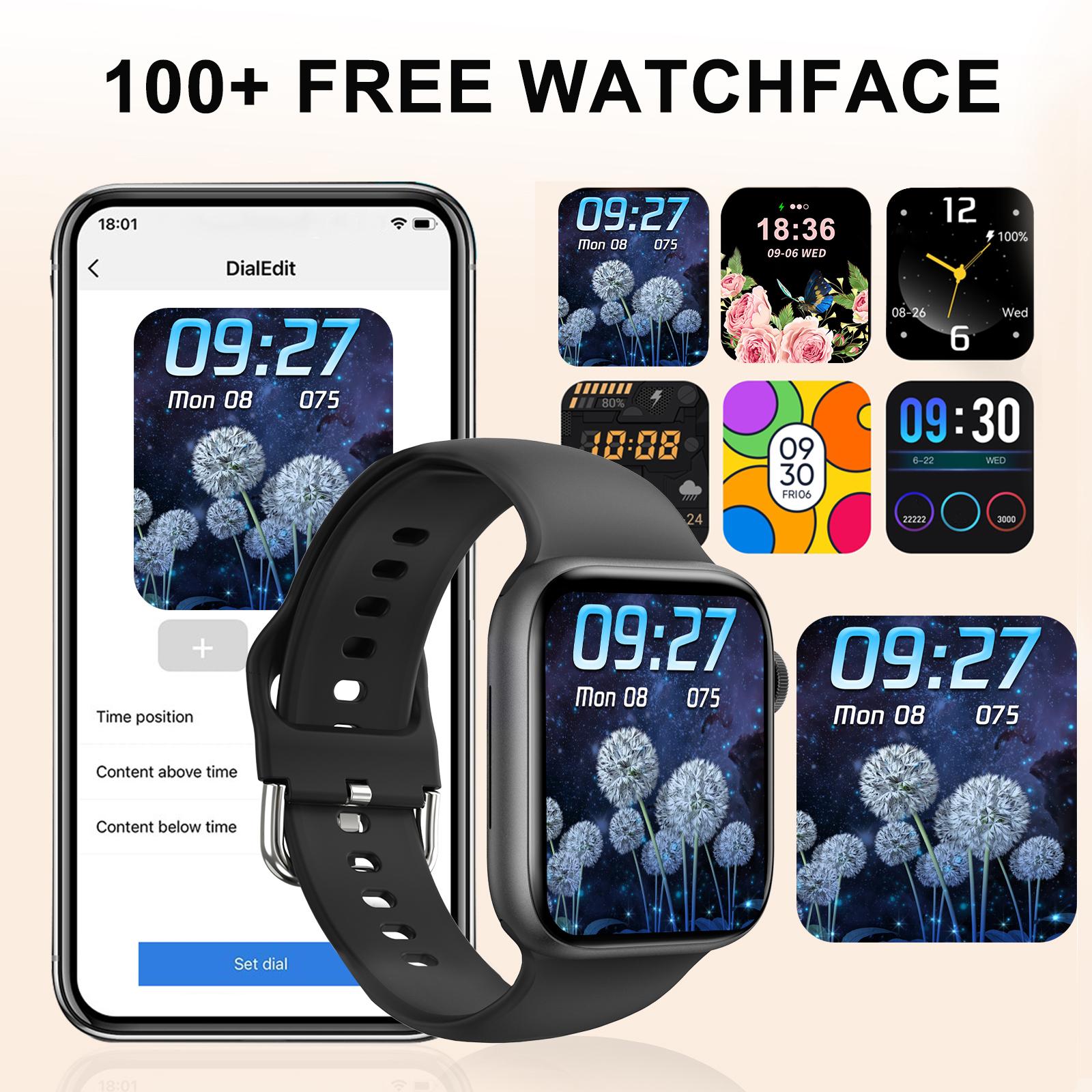 Smart Watch, Wireless Call/Dia - Smartwatch Iphone Watch For Men ulasan dan harga