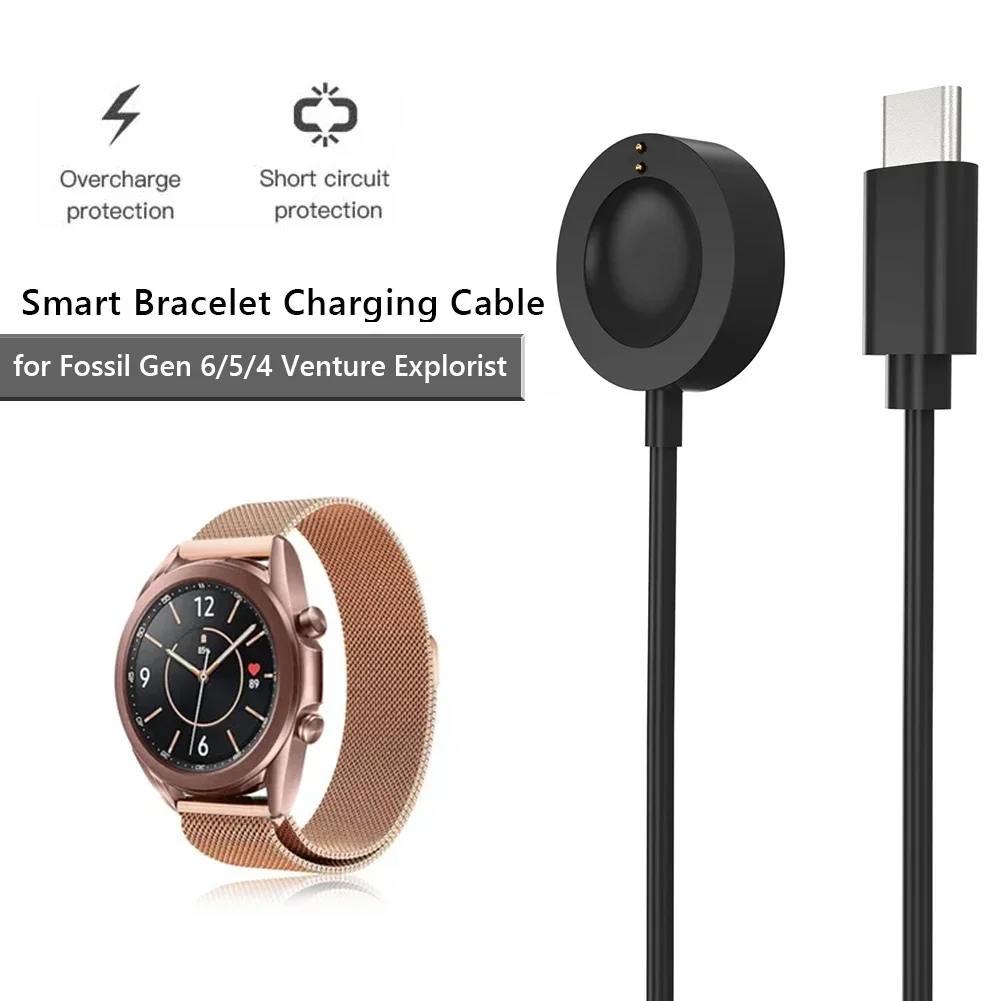 1M USB Type-C Magnetic Fast Ch - Fossil Watches Smartwatch Gen 6 ulasan dan harga