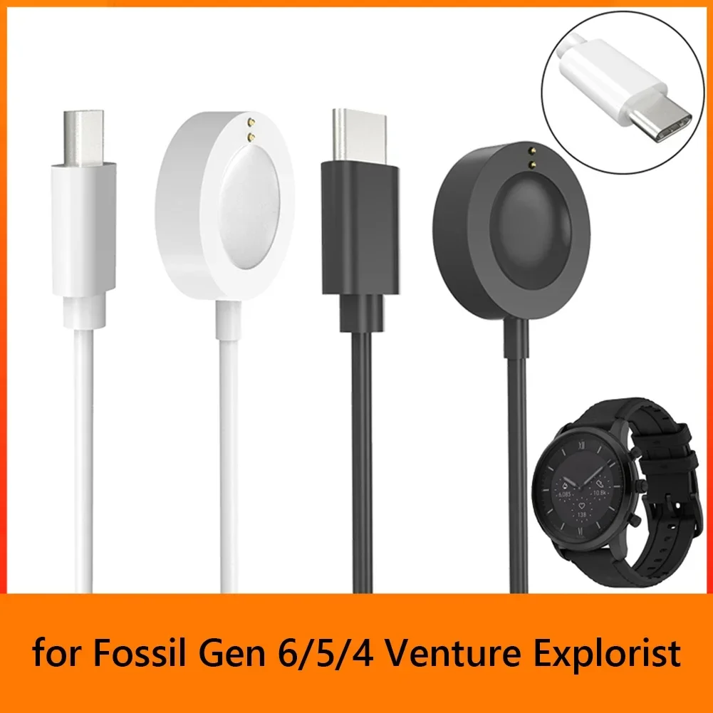 1M USB Type-C Magnetic Fast Ch - Fossil Watches Smartwatch Gen 6 ulasan dan harga