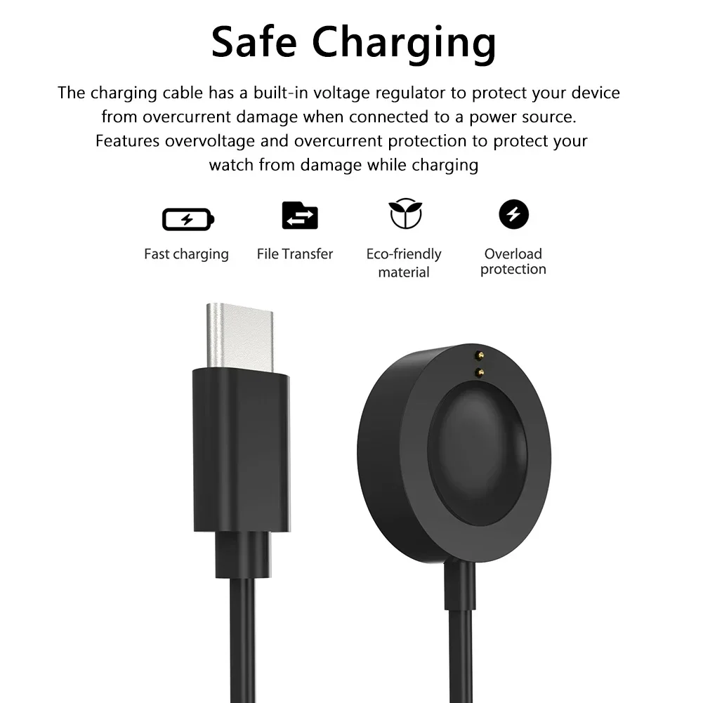 1M USB Type-C Magnetic Fast Ch - Fossil Watches Smartwatch Gen 6 ulasan dan harga