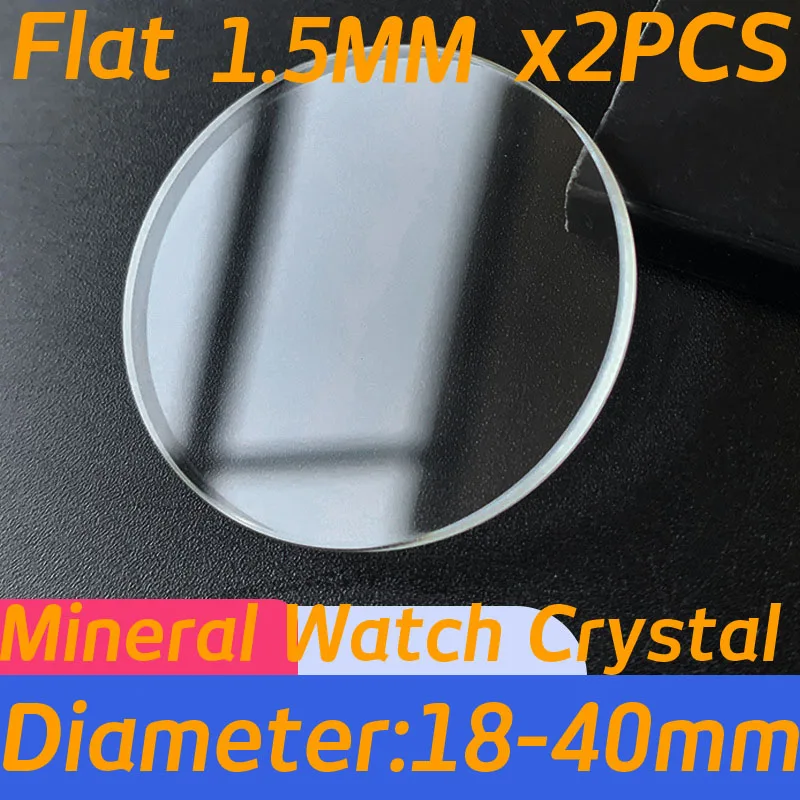 Set of 2PCS Thickness 1.5mm Fl - Watch Crystal Replacement ulasan dan harga