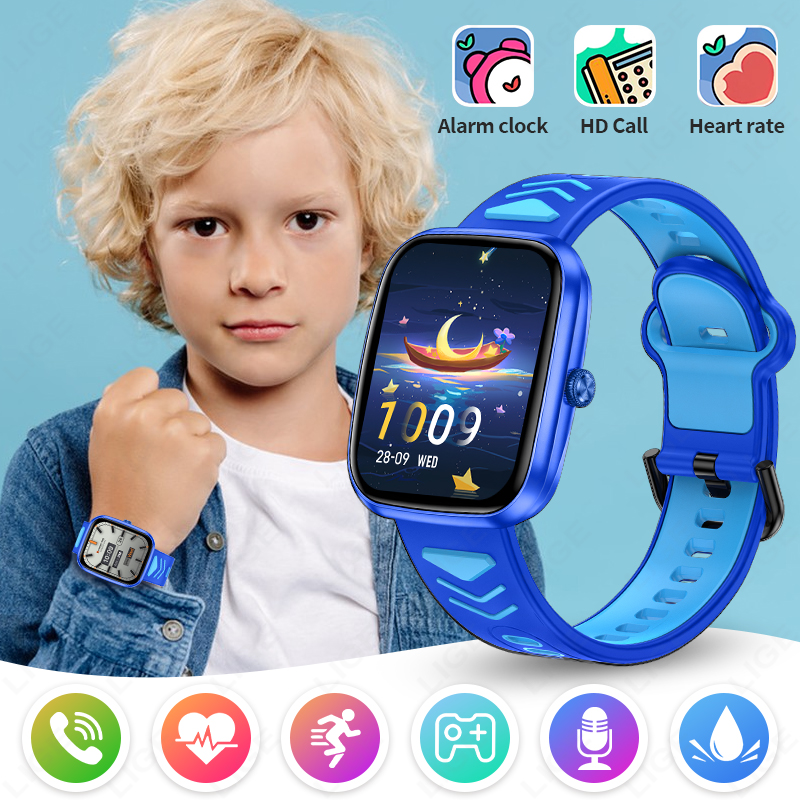 LIGE 2026 Kids Smart Watch Chi - Smartwatch Watches For Kid Boy Waterproof ulasan dan harga