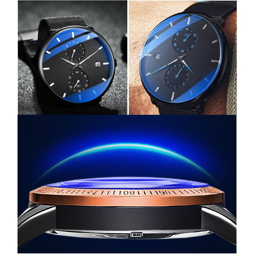 Blue AR Coating Sapphire 2mm D - Watch Crystal Replacement ulasan dan harga