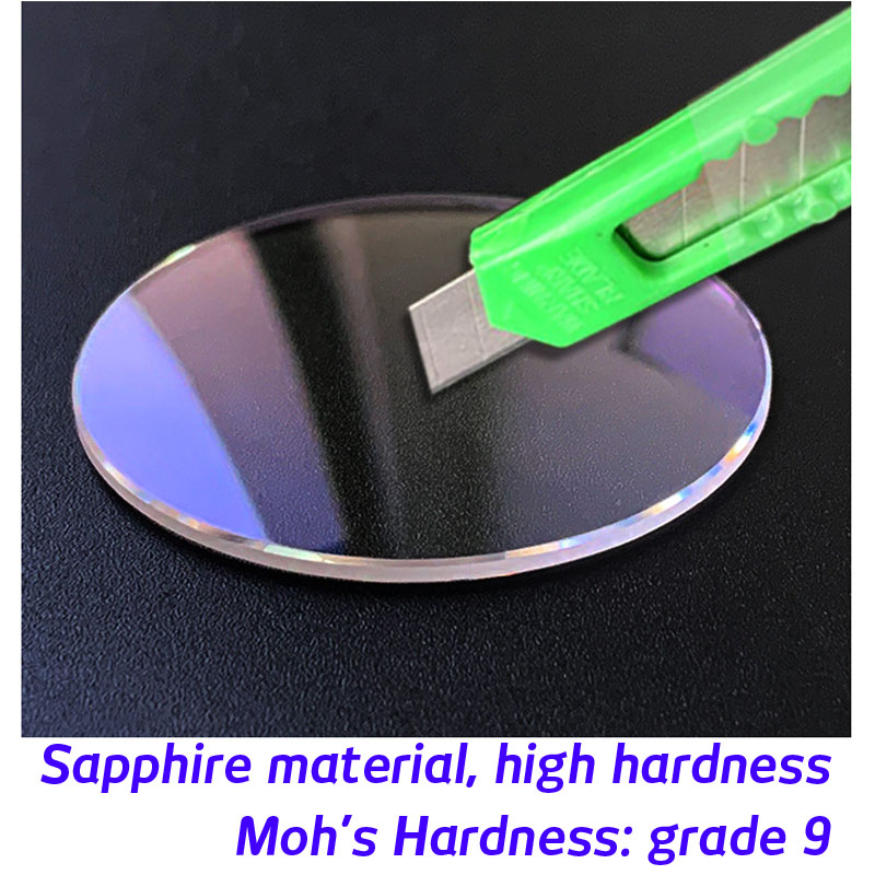 Blue AR Coating Sapphire 2mm D - Watch Crystal Replacement ulasan dan harga
