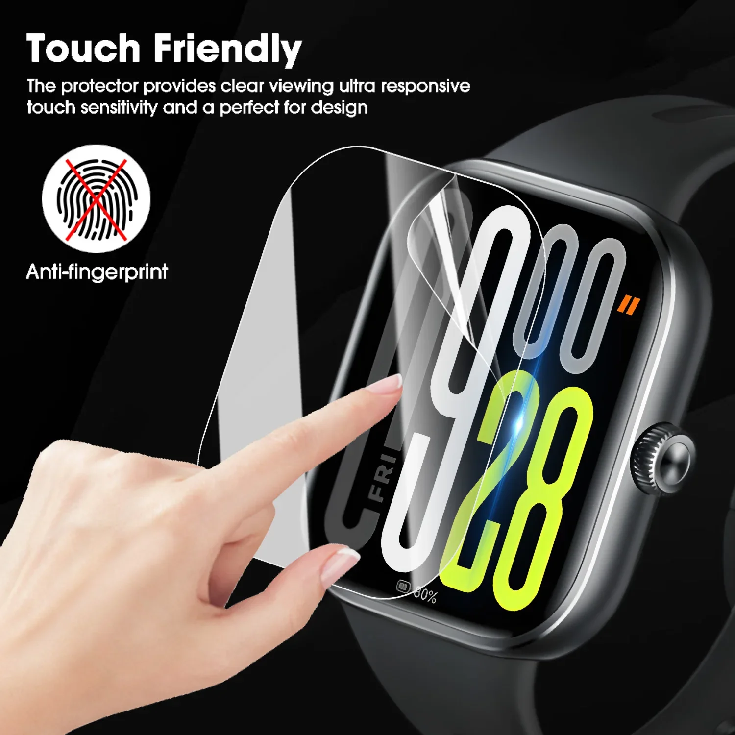 1-5PCS Hydrogel Protective Fil - Watch Redmi ulasan dan harga