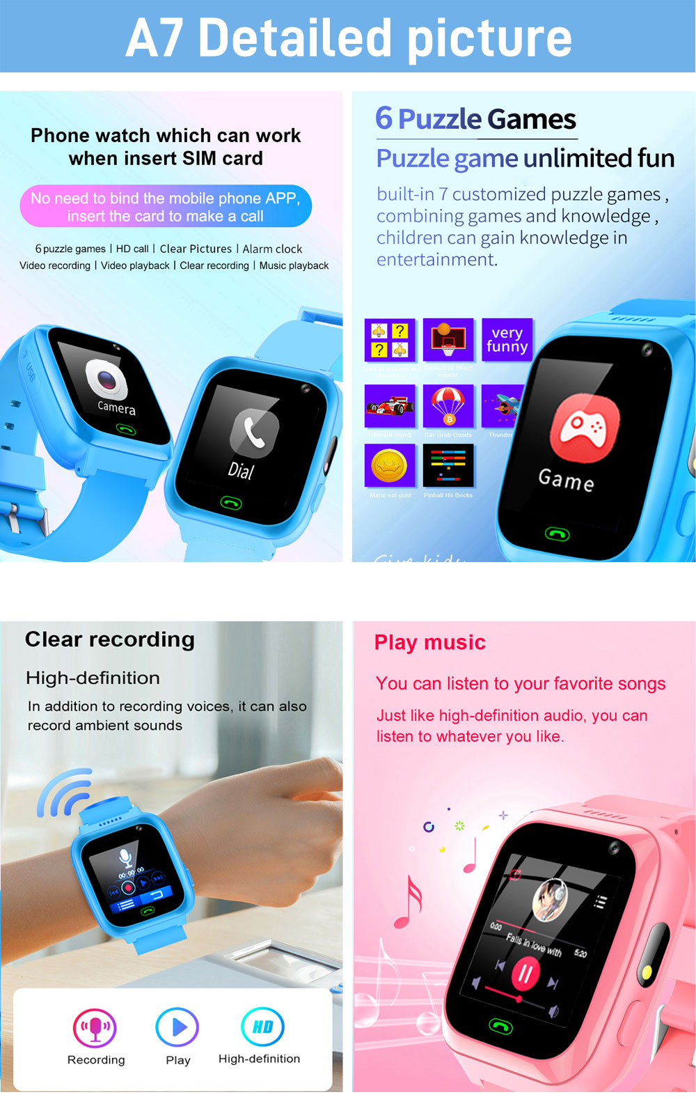 2G 4G Kids Smart Watch Phone G - Smartwatch Watches For Kid Boy Waterproof ulasan dan harga