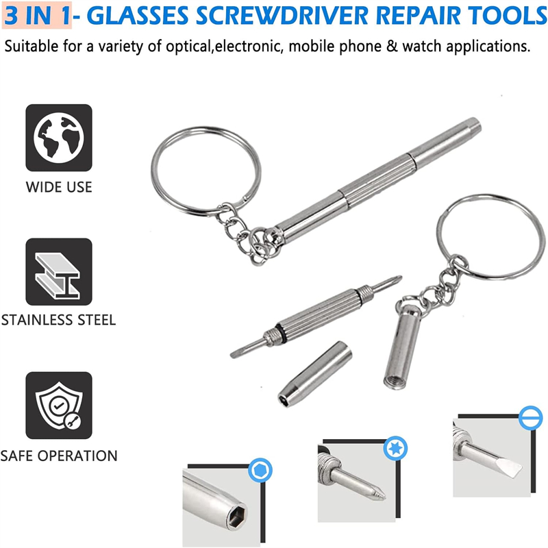 Mini Hand Glasses Screwdrivers - Watchmaker Screwdriver ulasan dan harga