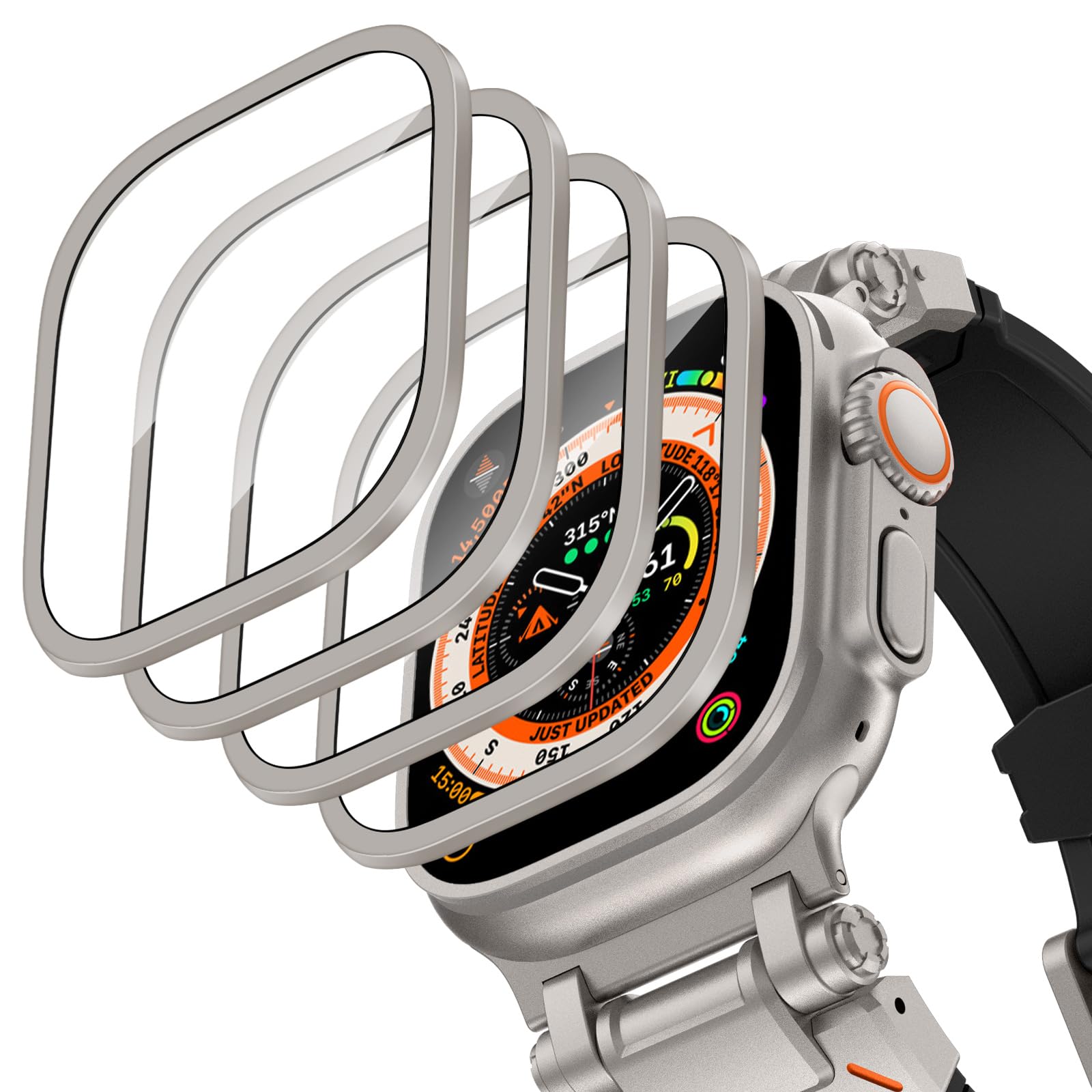 Aluminium Alloy Case+Tempered  - Smartwatch Watches Gift For Women ulasan dan harga