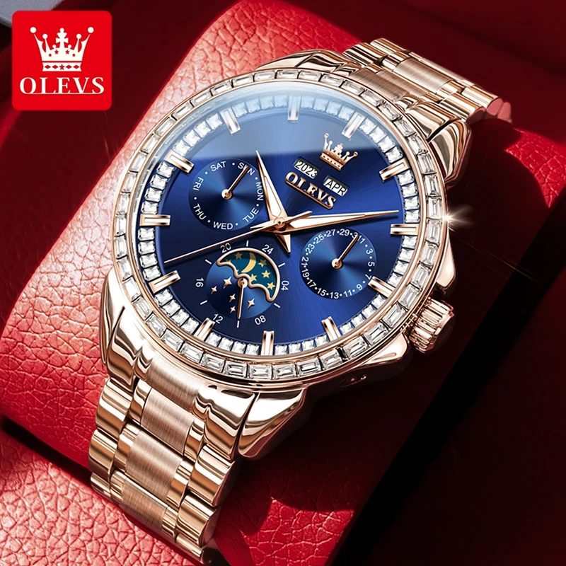 OLEVS 6695 NEW Men's Watches F - Altimeter Compass Watch ulasan dan harga