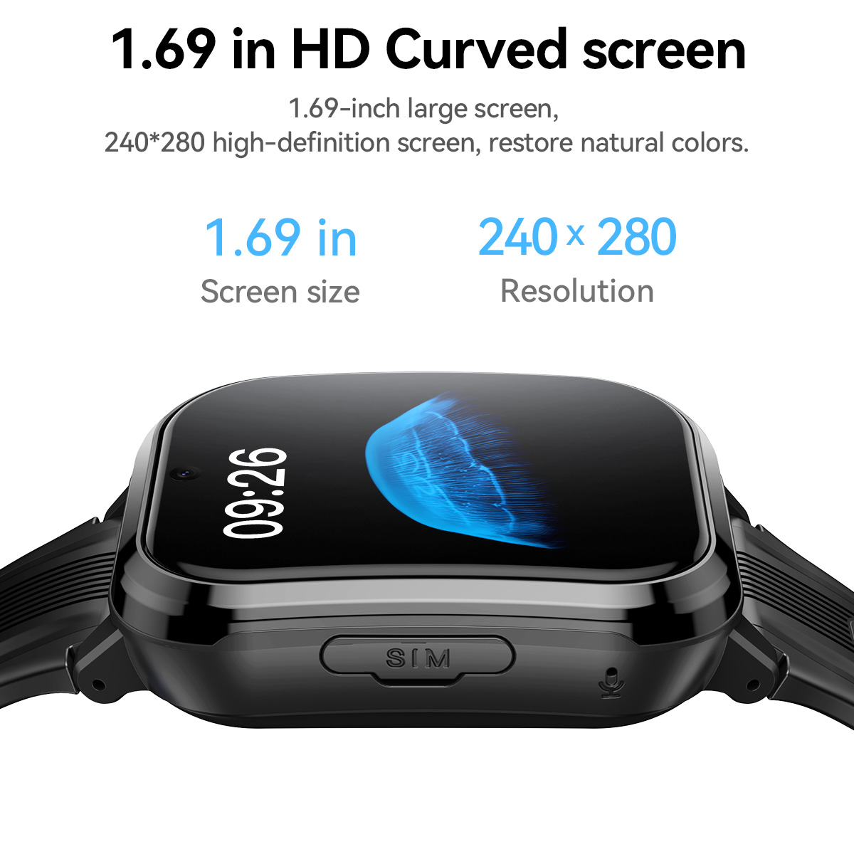 HOCO Y108 1.69inch HD LCD Curv - Smartwatch Watches For Kid Boy Waterproof ulasan dan harga