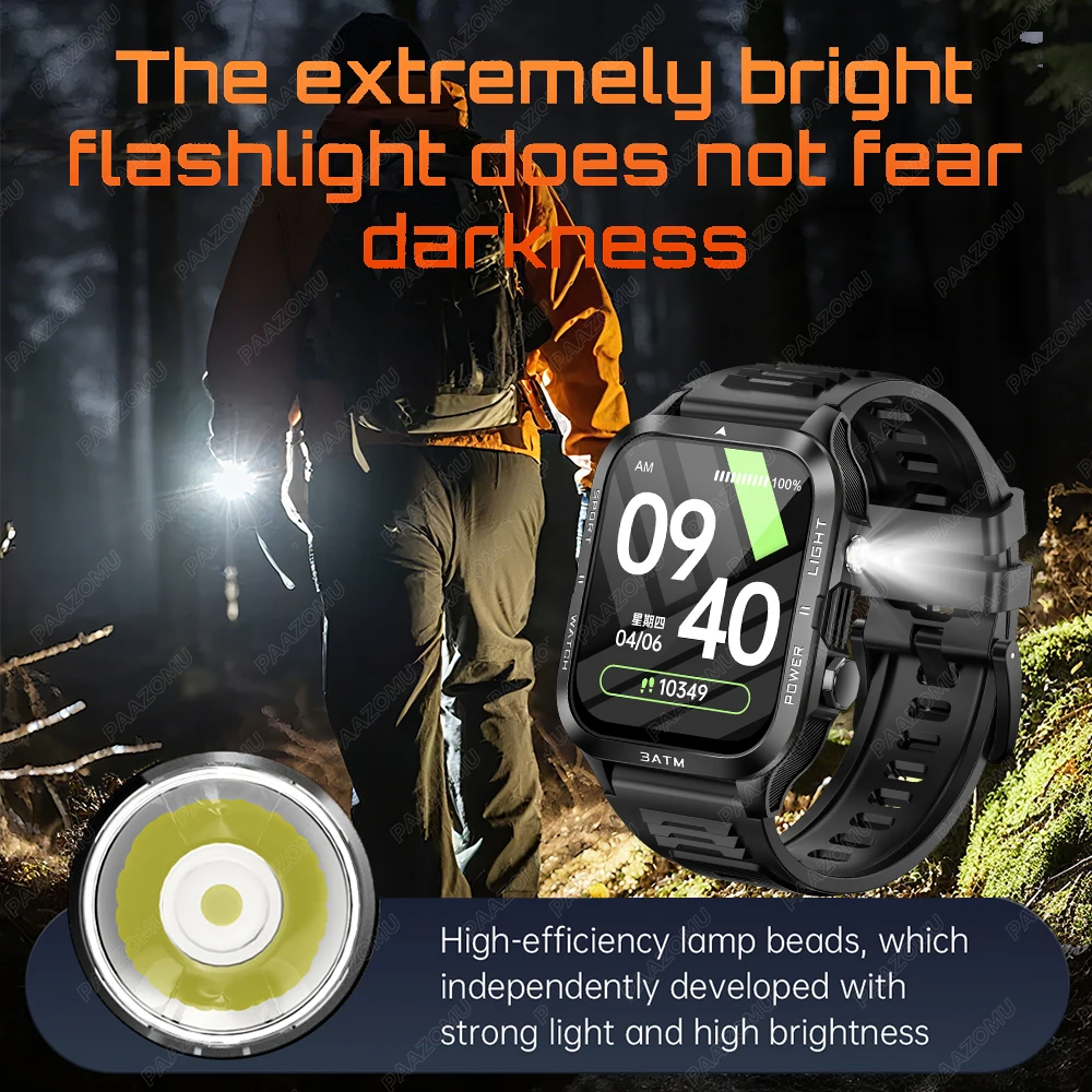 Military Grade SmartWatch Men  - Smartwatch Military Watches For Men ulasan dan harga
